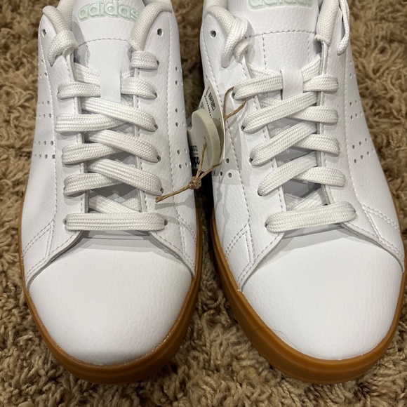 White Adidas Womens Advantage 2.0 Shoes Size 6.5 - Picture 7 of 14